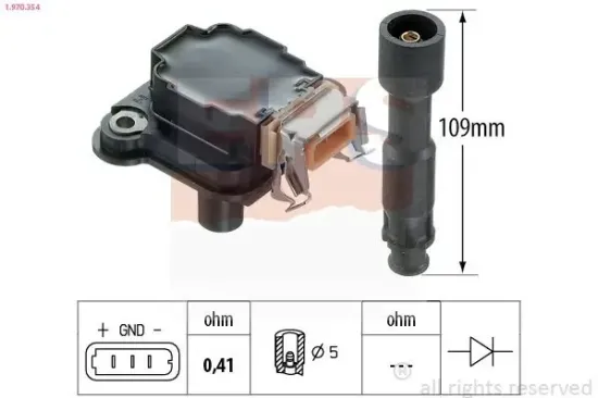 Zündspule EPS 1.970.354 Bild Zündspule EPS 1.970.354