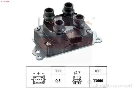 Zündspule EPS 1.970.364 Bild Zündspule EPS 1.970.364