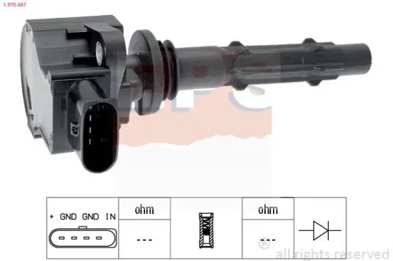 Zündspule EPS 1.970.487 Bild Zündspule EPS 1.970.487