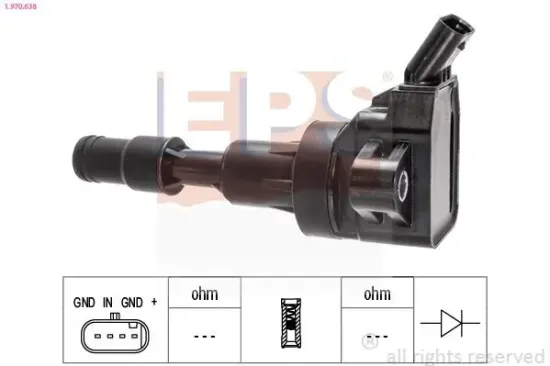 Zündspule EPS 1.970.638 Bild Zündspule EPS 1.970.638