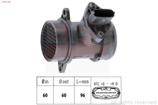 Luftmassenmesser EPS 1.991.158 Bild Luftmassenmesser EPS 1.991.158