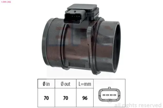 Luftmassenmesser EPS 1.991.302 Bild Luftmassenmesser EPS 1.991.302