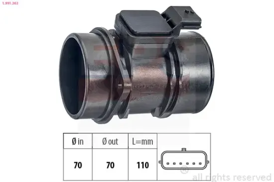 Luftmassenmesser EPS 1.991.363 Bild Luftmassenmesser EPS 1.991.363