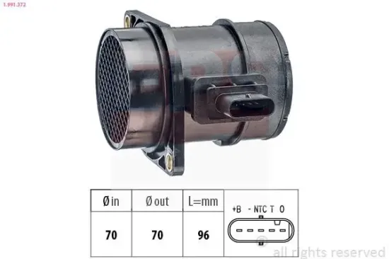 Luftmassenmesser EPS 1.991.372 Bild Luftmassenmesser EPS 1.991.372