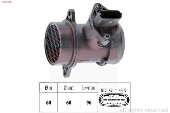 Luftmassenmesser EPS 1.991.379 Bild Luftmassenmesser EPS 1.991.379