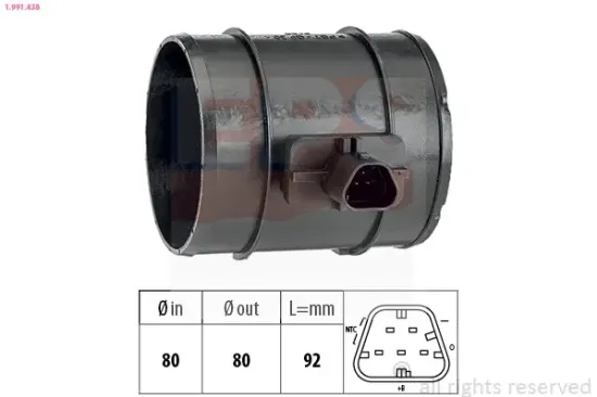 Luftmassenmesser EPS 1.991.438 Bild Luftmassenmesser EPS 1.991.438