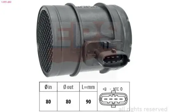 Luftmassenmesser EPS 1.991.483 Bild Luftmassenmesser EPS 1.991.483