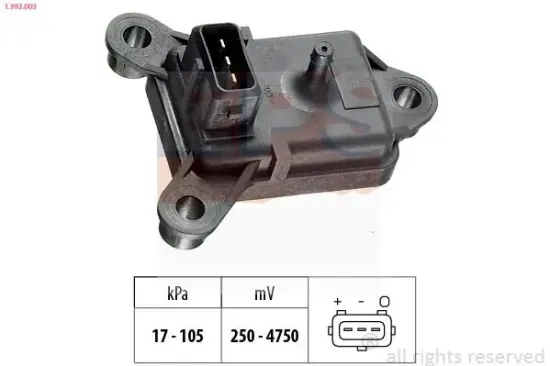 Luftdrucksensor, Höhenanpassung EPS 1.993.003 Bild Luftdrucksensor, Höhenanpassung EPS 1.993.003