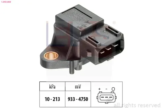 Luftdrucksensor, Höhenanpassung EPS 1.993.009 Bild Luftdrucksensor, Höhenanpassung EPS 1.993.009