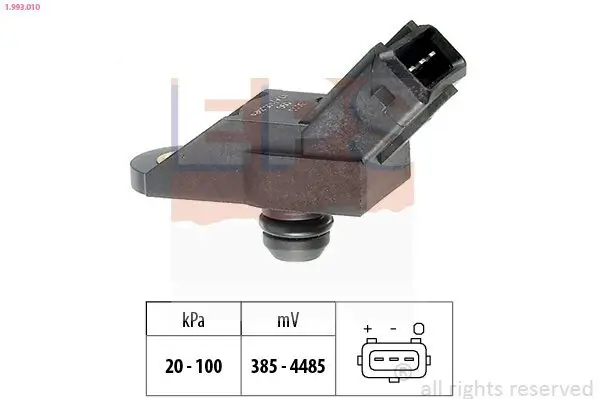 Luftdrucksensor, Höhenanpassung EPS 1.993.010