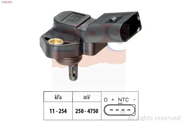 Luftdrucksensor, Höhenanpassung EPS 1.993.012