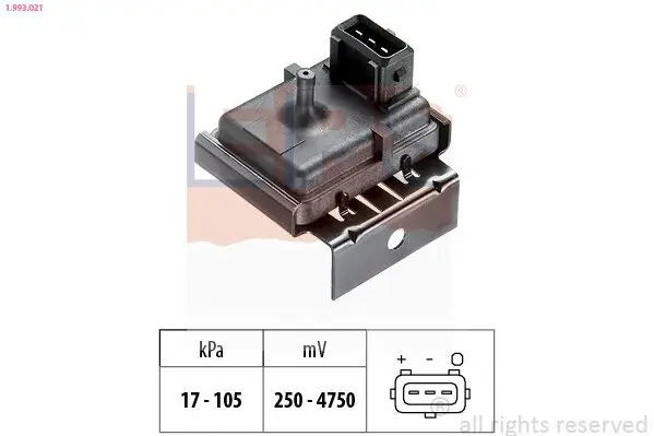 Luftdrucksensor, Höhenanpassung EPS 1.993.021