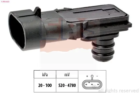 Luftdrucksensor, Höhenanpassung EPS 1.993.023