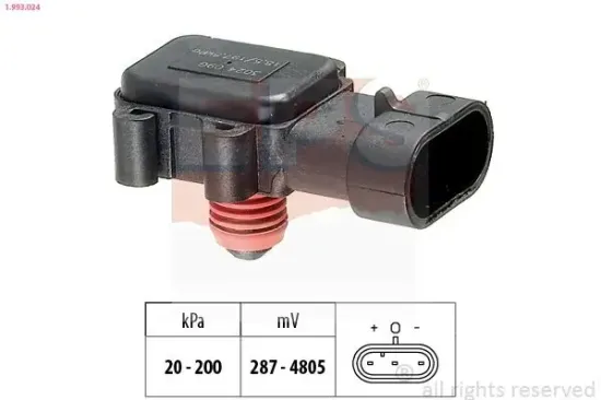 Luftdrucksensor, Höhenanpassung EPS 1.993.024 Bild Luftdrucksensor, Höhenanpassung EPS 1.993.024