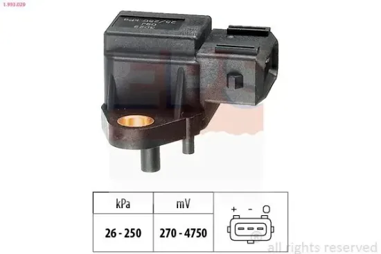 Luftdrucksensor, Höhenanpassung EPS 1.993.029 Bild Luftdrucksensor, Höhenanpassung EPS 1.993.029