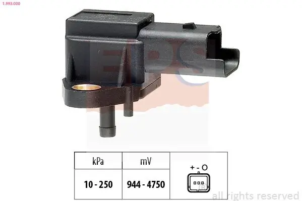 Luftdrucksensor, Höhenanpassung EPS 1.993.030