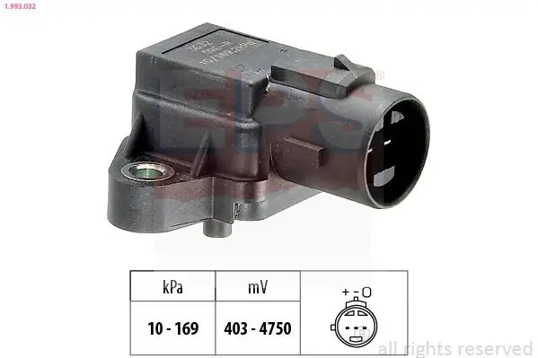 Luftdrucksensor, Höhenanpassung EPS 1.993.032