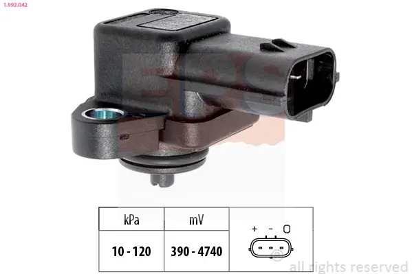 Luftdrucksensor, Höhenanpassung EPS 1.993.042
