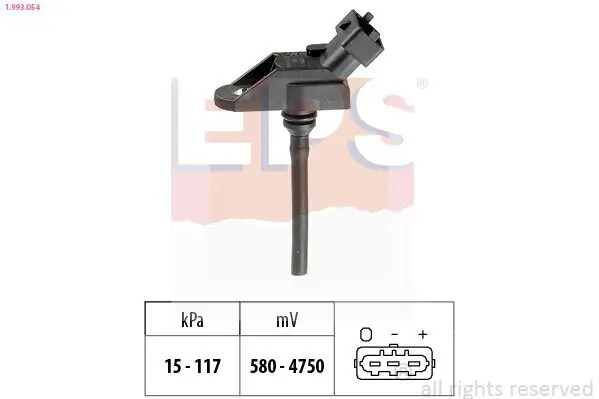 Luftdrucksensor, Höhenanpassung EPS 1.993.054