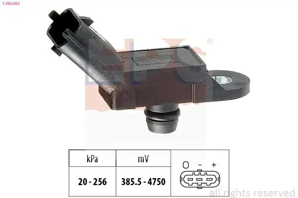 Luftdrucksensor, Höhenanpassung EPS 1.993.055