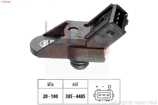Luftdrucksensor, Höhenanpassung EPS 1.993.062
