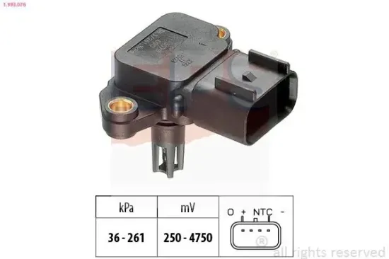 Luftdrucksensor, Höhenanpassung EPS 1.993.076 Bild Luftdrucksensor, Höhenanpassung EPS 1.993.076