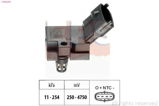 Luftdrucksensor, Höhenanpassung EPS 1.993.078 Bild Luftdrucksensor, Höhenanpassung EPS 1.993.078