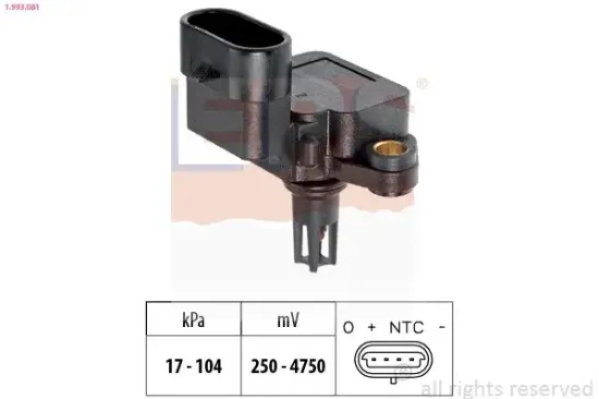 Luftdrucksensor, Höhenanpassung EPS 1.993.081 Bild Luftdrucksensor, Höhenanpassung EPS 1.993.081