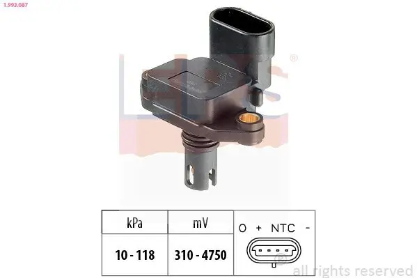 Luftdrucksensor, Höhenanpassung EPS 1.993.087