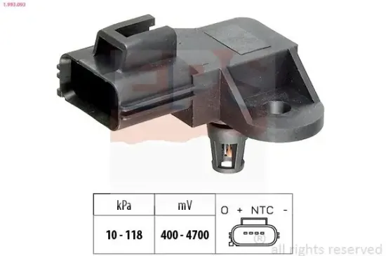 Luftdrucksensor, Höhenanpassung EPS 1.993.093 Bild Luftdrucksensor, Höhenanpassung EPS 1.993.093