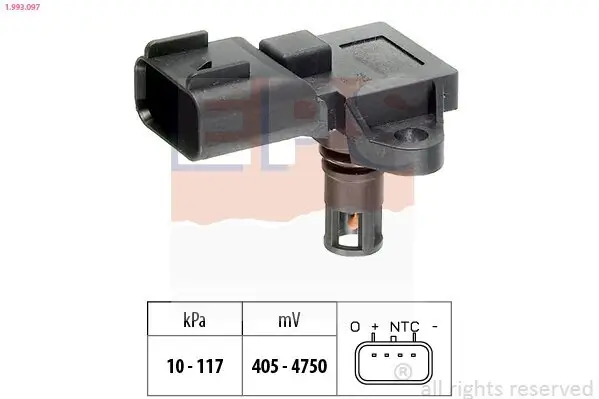 Luftdrucksensor, Höhenanpassung EPS 1.993.097