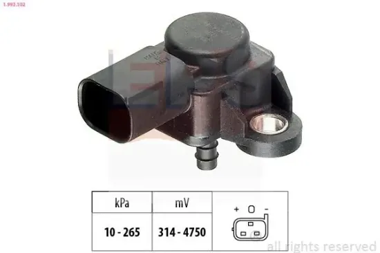 Luftdrucksensor, Höhenanpassung EPS 1.993.102 Bild Luftdrucksensor, Höhenanpassung EPS 1.993.102