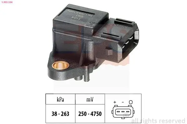 Luftdrucksensor, Höhenanpassung EPS 1.993.104