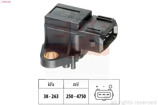 Luftdrucksensor, Höhenanpassung EPS 1.993.104 Bild Luftdrucksensor, Höhenanpassung EPS 1.993.104