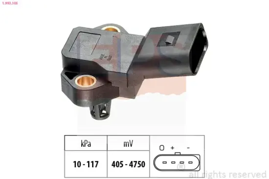 Luftdrucksensor, Höhenanpassung EPS 1.993.105 Bild Luftdrucksensor, Höhenanpassung EPS 1.993.105