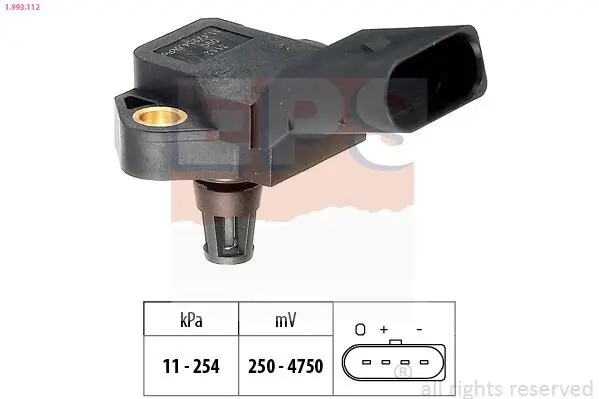 Luftdrucksensor, Höhenanpassung EPS 1.993.112