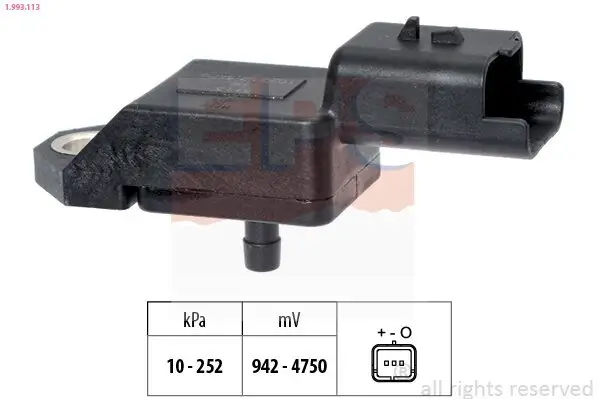 Luftdrucksensor, Höhenanpassung EPS 1.993.113