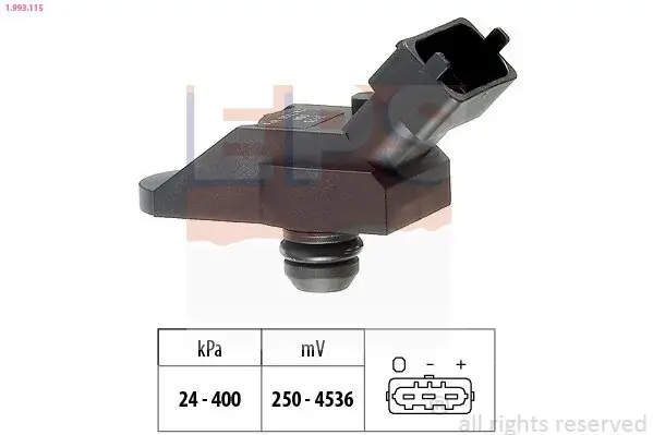 Luftdrucksensor, Höhenanpassung EPS 1.993.115