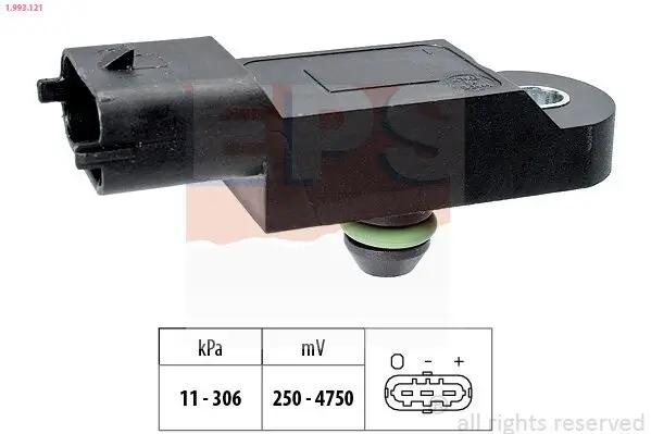 Luftdrucksensor, Höhenanpassung EPS 1.993.121