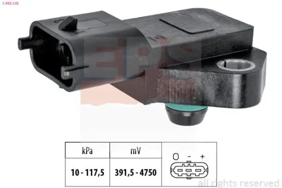 Luftdrucksensor, Höhenanpassung EPS 1.993.135 Bild Luftdrucksensor, Höhenanpassung EPS 1.993.135