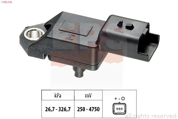 Luftdrucksensor, Höhenanpassung EPS 1.993.136