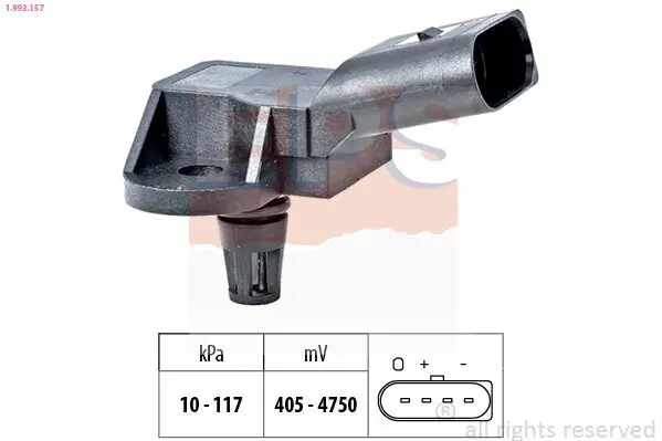 Luftdrucksensor, Höhenanpassung EPS 1.993.157