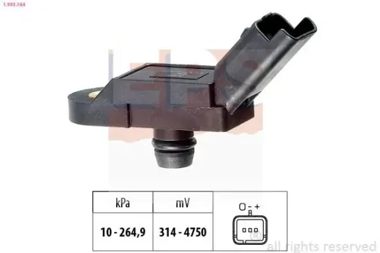 Luftdrucksensor, Höhenanpassung EPS 1.993.164 Bild Luftdrucksensor, Höhenanpassung EPS 1.993.164