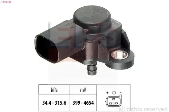 Luftdrucksensor, Höhenanpassung EPS 1.993.165 Bild Luftdrucksensor, Höhenanpassung EPS 1.993.165