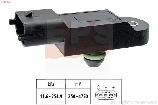 Luftdrucksensor, Höhenanpassung EPS 1.993.173 Bild Luftdrucksensor, Höhenanpassung EPS 1.993.173