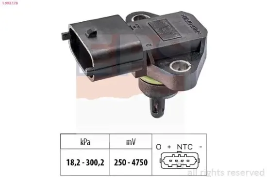 Luftdrucksensor, Höhenanpassung EPS 1.993.178 Bild Luftdrucksensor, Höhenanpassung EPS 1.993.178