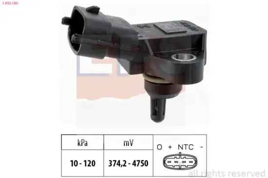 Luftdrucksensor, Höhenanpassung EPS 1.993.180 Bild Luftdrucksensor, Höhenanpassung EPS 1.993.180