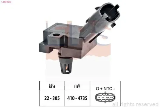 Luftdrucksensor, Höhenanpassung EPS 1.993.186 Bild Luftdrucksensor, Höhenanpassung EPS 1.993.186