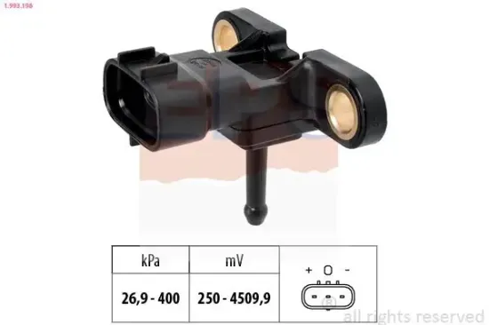 Luftdrucksensor, Höhenanpassung EPS 1.993.198 Bild Luftdrucksensor, Höhenanpassung EPS 1.993.198