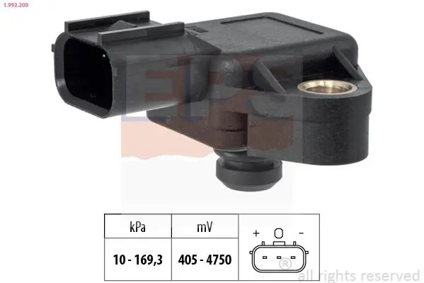 Luftdrucksensor, Höhenanpassung EPS 1.993.209